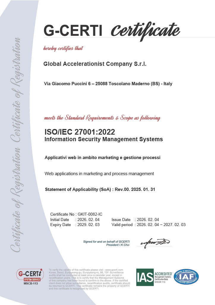 Certificat ISO 27001:2022